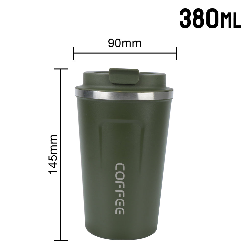 Thermo Cafe Coffee Mug 380/510ML Leak-Proof Travel Cup - Stainless Steel Thermos