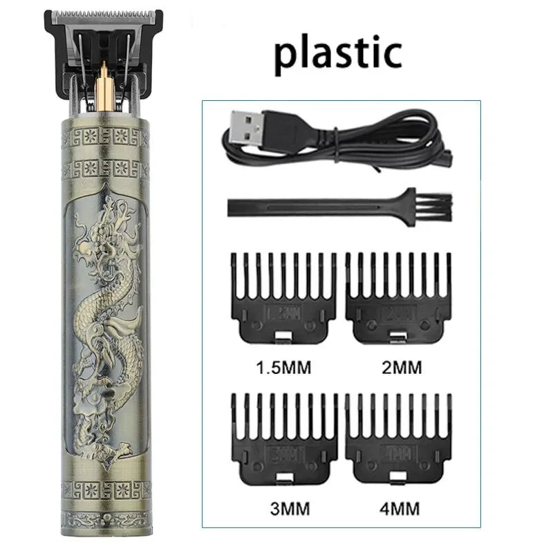 T9 LCD Electric Hair Trimmer - Precision Shaver, Oil Head, Clipper for Men Care