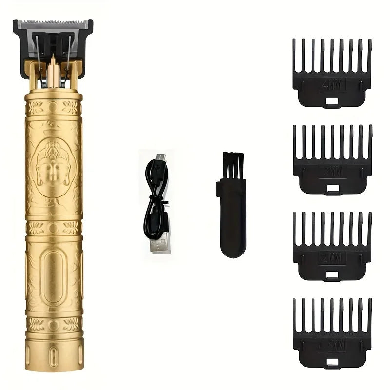 T9 LCD Electric Hair Trimmer - Precision Shaver, Oil Head, Clipper for Men Care