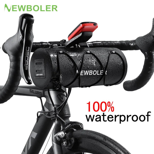 NEWBOLER Waterproof Bicycle Frame Pannier Bag Multifunction Shoulder Bike Accessory