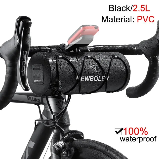 NEWBOLER Waterproof Bicycle Frame Pannier Bag Multifunction Shoulder Bike Accessory