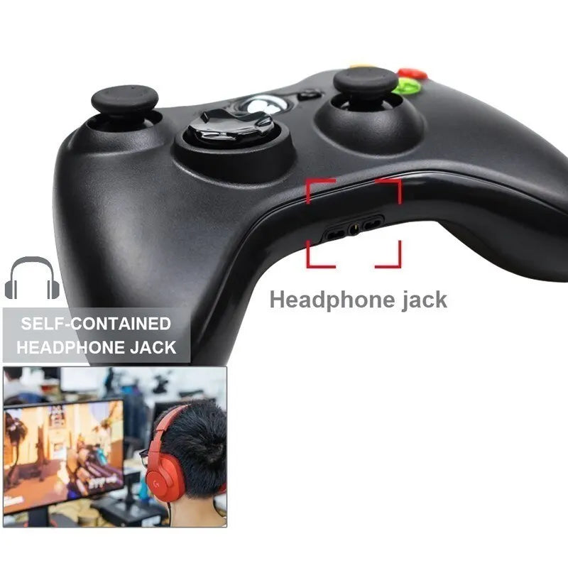 USB Wired Game Controller for Xbox 360 Console, Win 7/8/10 PC Gamepad Joystick