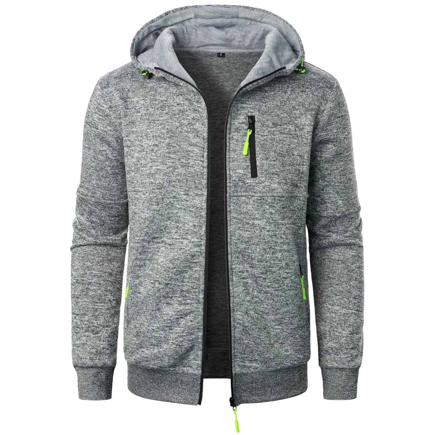 Men's Sports Fitness Casual Hooded Cardigan Jacket