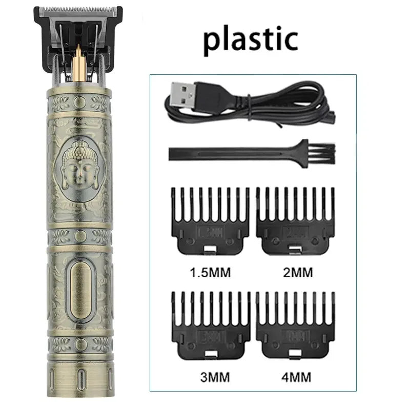 T9 LCD Electric Hair Trimmer - Precision Shaver, Oil Head, Clipper for Men Care