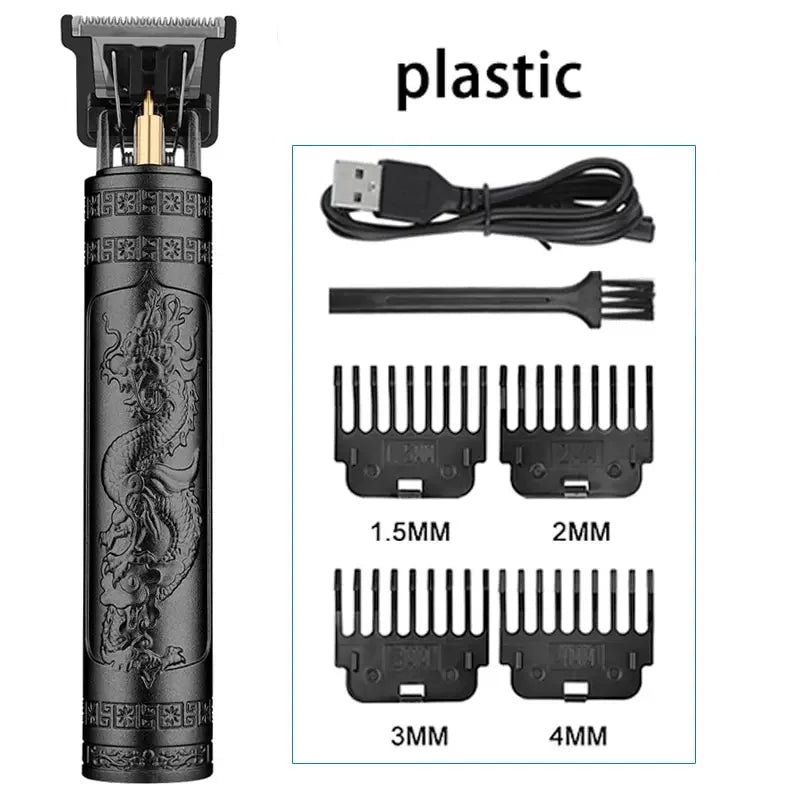 T9 LCD Electric Hair Trimmer - Precision Shaver, Oil Head, Clipper for Men Care